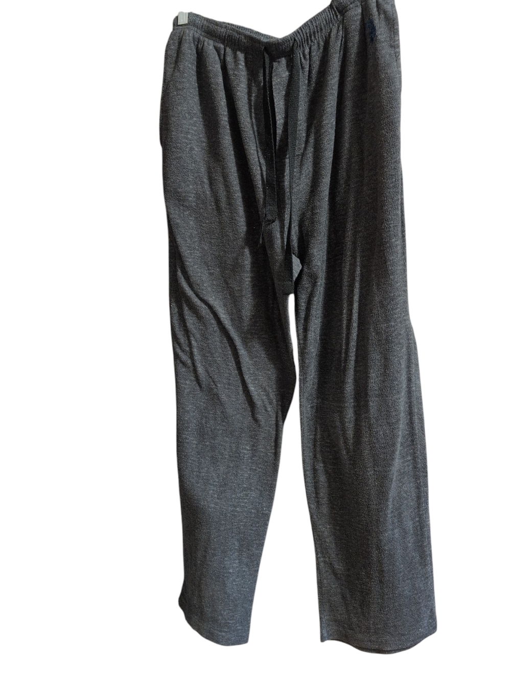 U.S. Polo Assn Men’s Lounge Pants Size L Gray Drawstring Sleep Pajama Bottoms